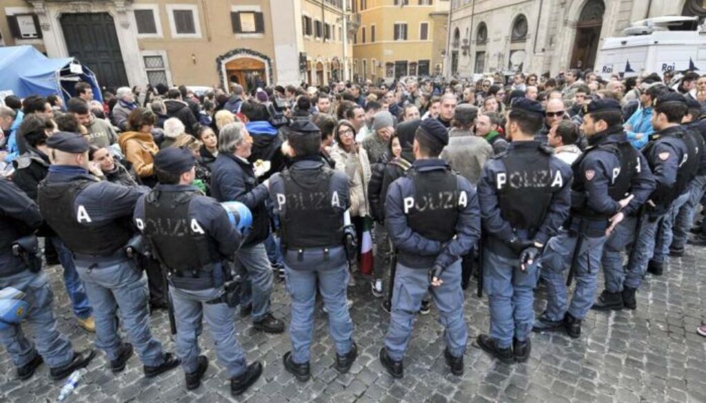 Forconi, protesta a Montecitorio