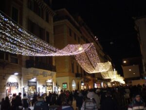 luminarie via del corso