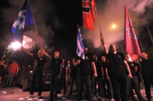 Grecia, il partito neo-fascista "Golden Dawn" festeggia i risultati delle elezioni