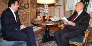 Governo: incontro Napolitano-Renzi al Quirinale Governo: incontro Napolitano-Renzi al Quirinale
