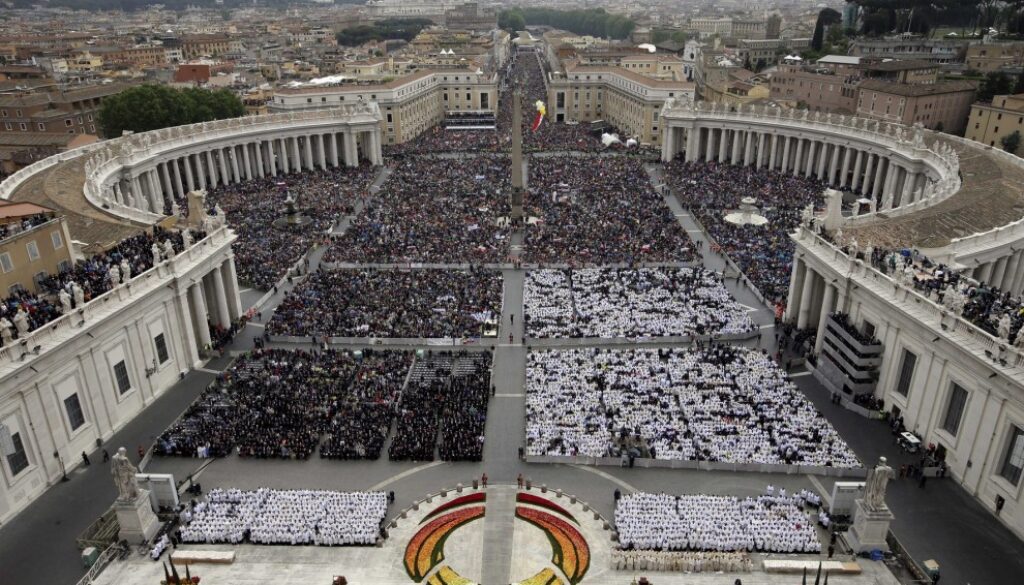 Canonizzazione papi piazza