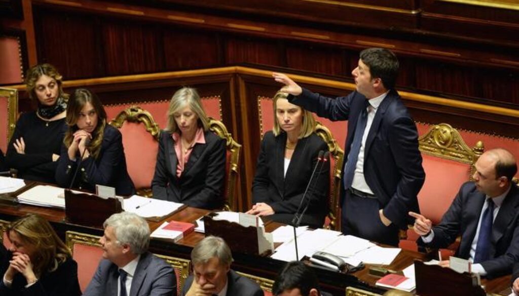 Renzi-e-la-fiducia-al-Senato-