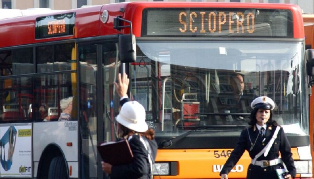 Sciopero bus periferici roma