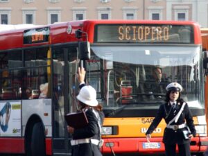 Sciopero bus periferici roma