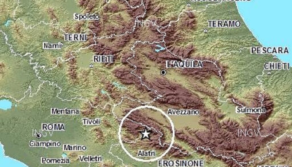 Terremoto ROma 29 aprile