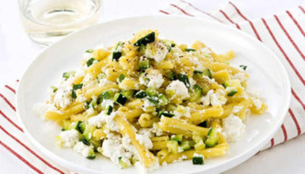 Caserecce con Ricotta e Zucchine