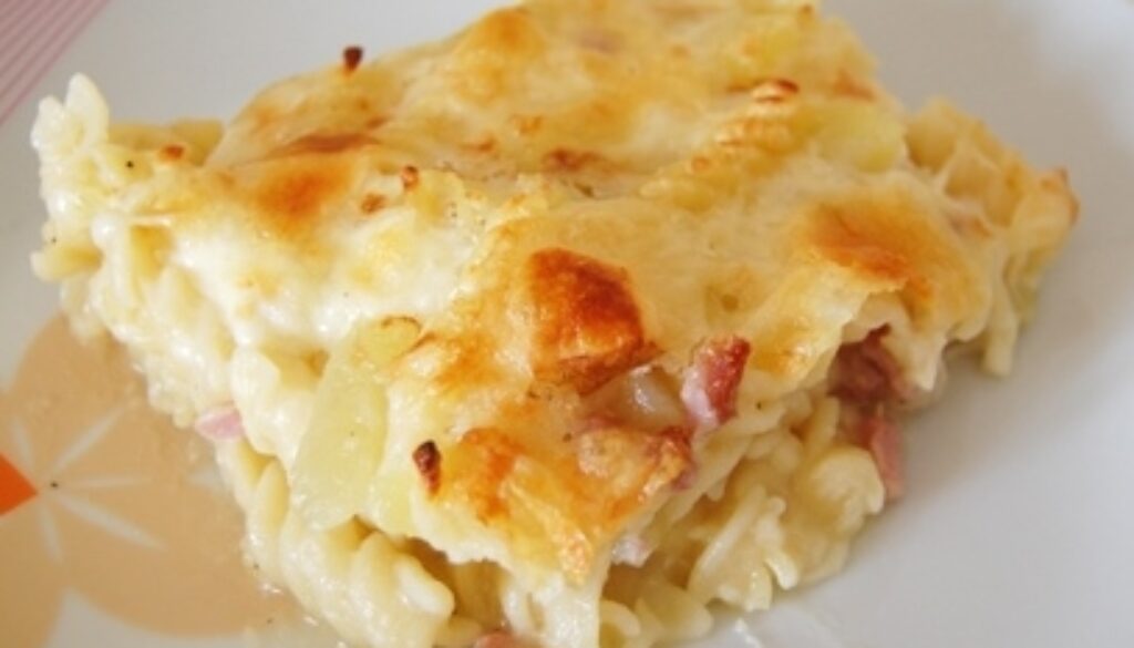 Pasta e Patate al gratin - ricetta del giorno