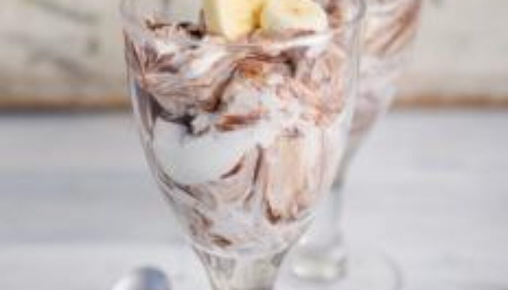 affogato-al-cioccolato-con-banane - ricetta del giorno