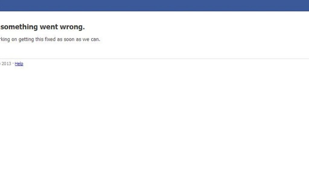 facebook down