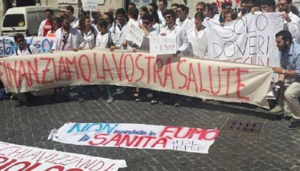flash mob dei giovani medici