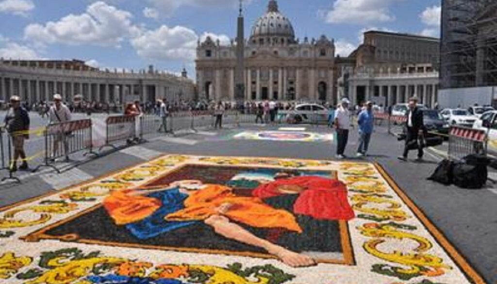 infiorata via dlela conciliazione