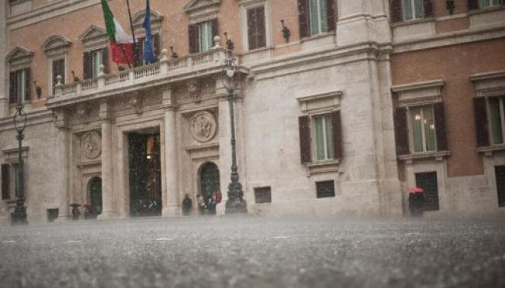 nubifragio roma polemiche