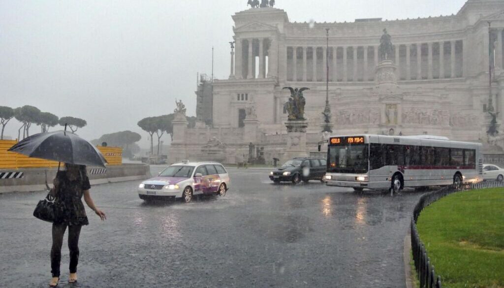 Maltempo a Roma