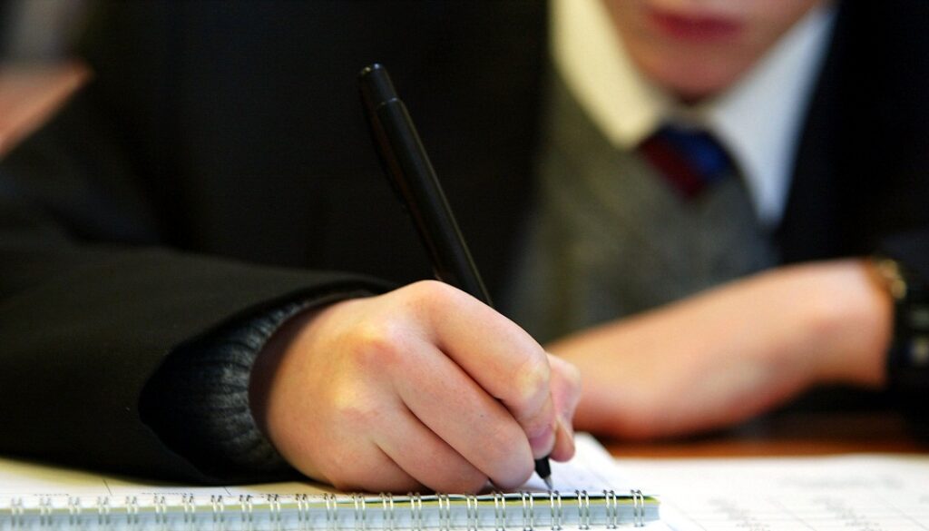 Students Across The UK Return To School For Start Of The Autumn Term
