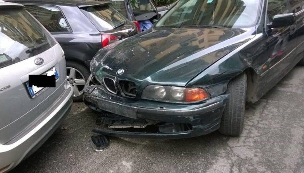 auto a folle velocità a Montesacro