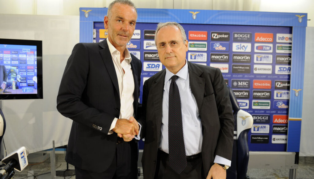 Lotito Pioli Lazio
