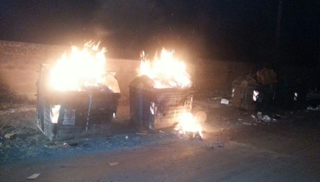 arrestato piromane dopo aver incendiato 9 cassonetti