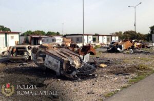 campo nomade di Castel Romano