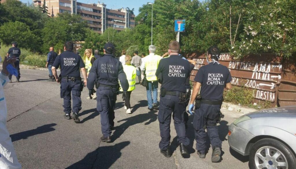 sgombero a Ponte Mammolo