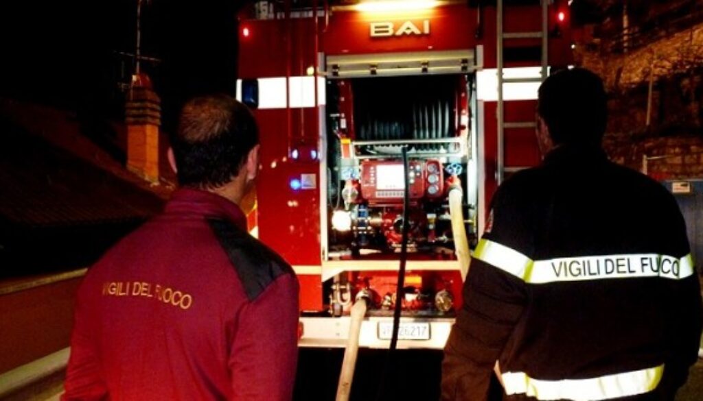 incendio in un appartamento al Nomentano
