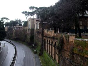 lavori sul Muro Torto