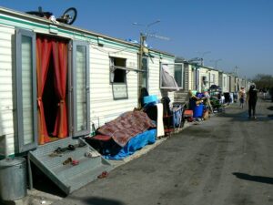 piantonamento campi rom
