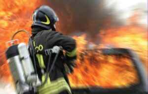 pizzeria in fiamme al quartiere Appio