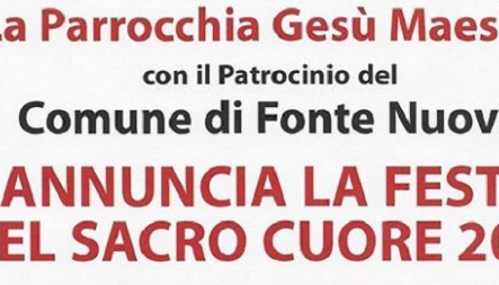 Festa del sacro cuore 2015