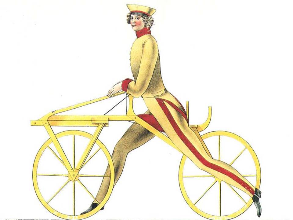 1818 la prima antenata della bicicletta