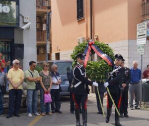 Un momento della Cerimonia di  questa mattina a Santa Maria delle Mole per ricordare il VBrig Sciotti  (3)