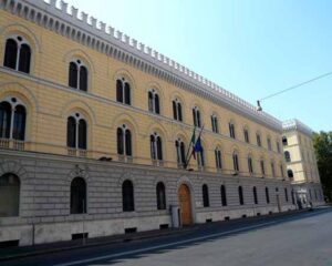 cerimonia dei carabinieri alla caserma di Prati