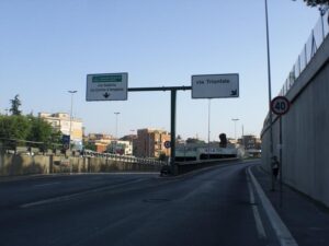 chiusa la Galleria Giovanni XXIII tra Pineta Sacchetti e Foro Italico chiusa la Galleria Giovanni XXIII tra Pineta Sacchetti e Foro Italico