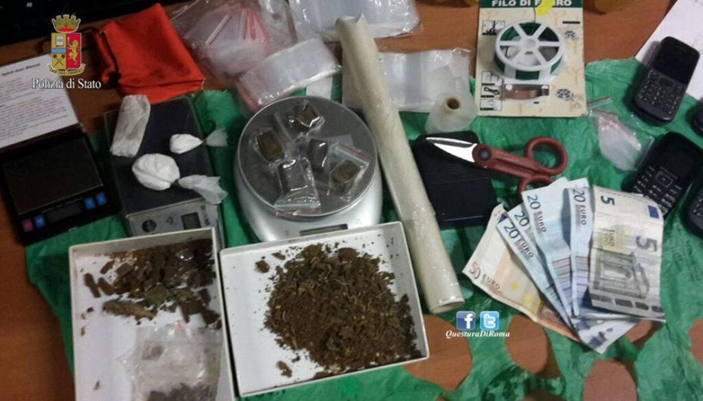 controlli antidroga a Tor Bella Monaca, Termini e Casalotti