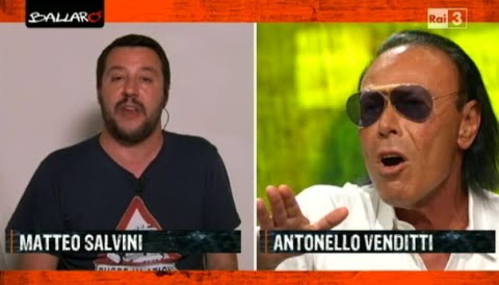 Scontro Salvini-Venditti a Ballarò: “Vai a lavorare!”