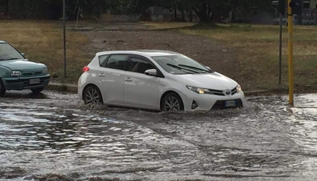 via Palmiro Togliatti allagata 2