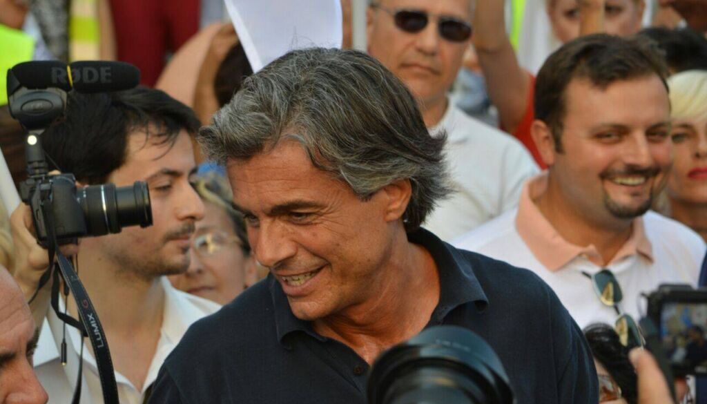 Marchini intervento manifestazione Lista Marchini Campidoglio