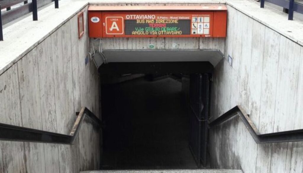 controlli antiborseggio nella linea A della Metro