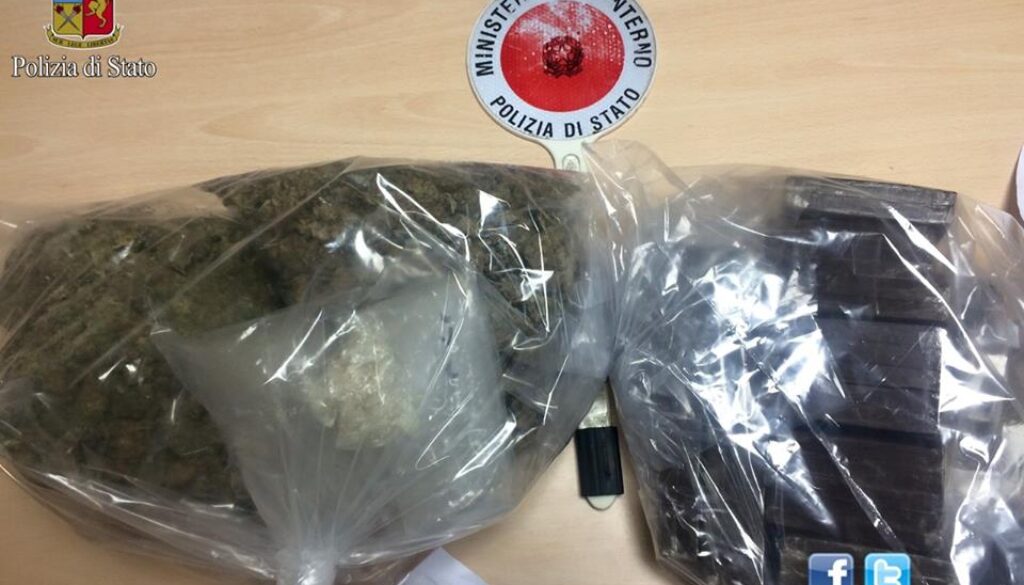 operazione antidroga della Polizia a San Paolo