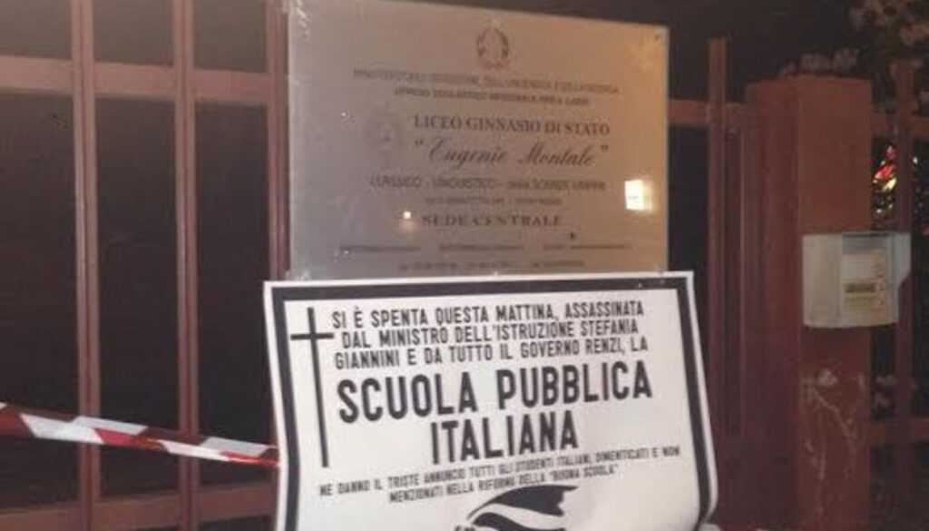 sigilli e manifesti nelle scuole romane