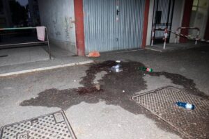 spari in un condominio in zona Ottavia spari in un condominio in zona Ottavia