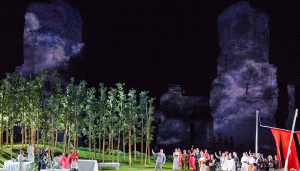 è cominciata la stagione estiva alle Terme di Caracalla