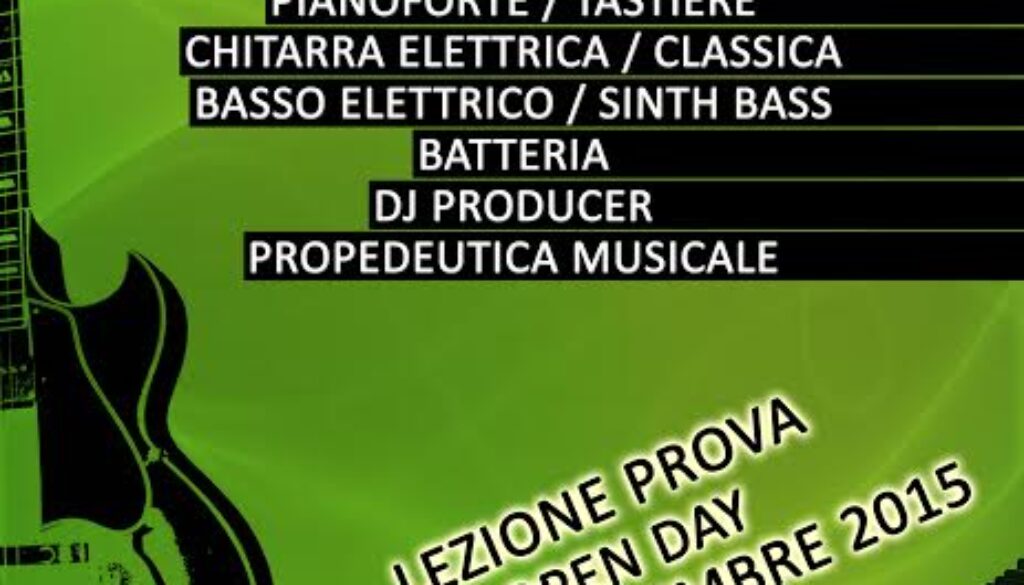 Groove Art propone un open day e lezioni musicali a Fonte Nuova