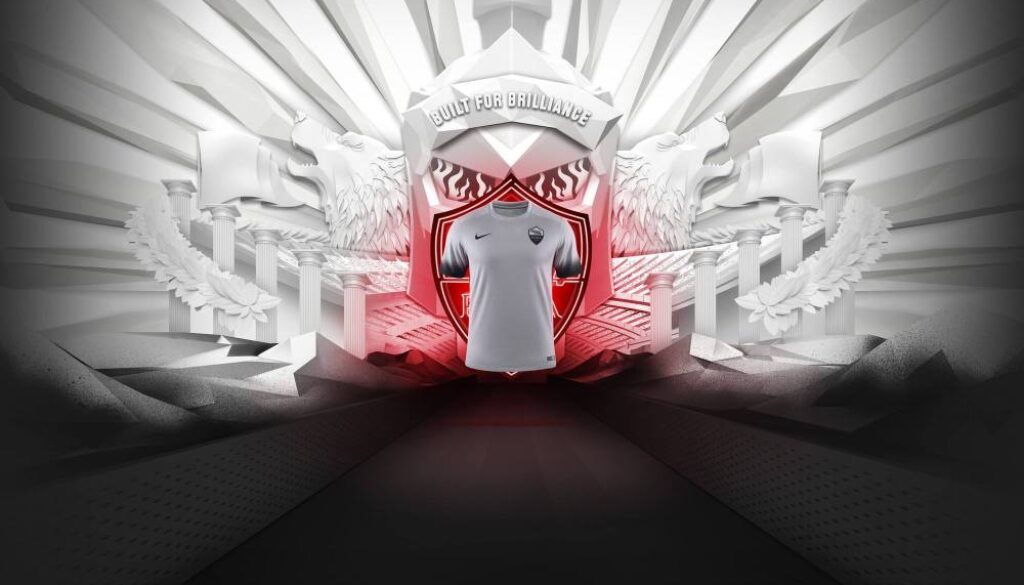 Roma terza maglia Champions 2