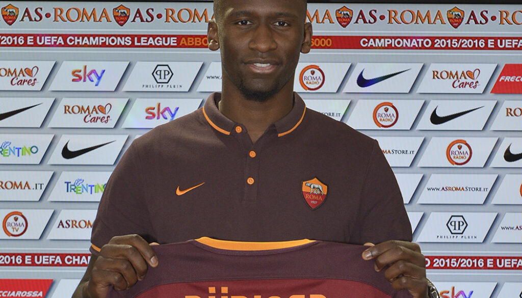 AS Roma Unveils New Signing Antonio Rudiger