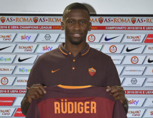 AS Roma Unveils New Signing Antonio Rudiger