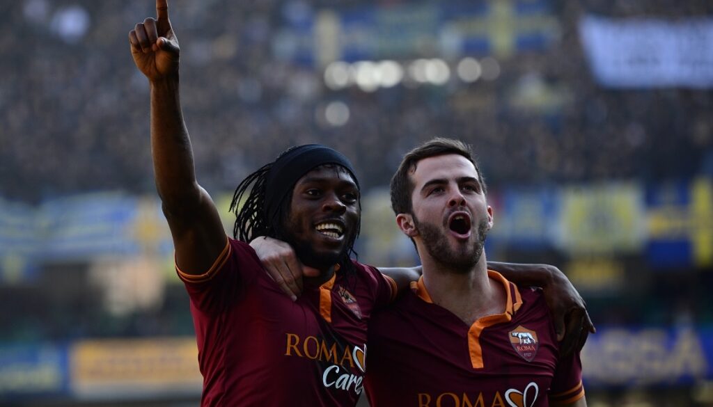 Gervinho Pjanic Roma