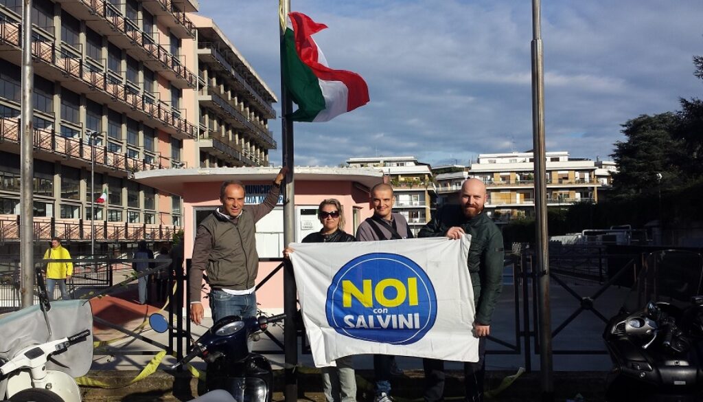 Noi con Salvini Municipio XIII Aurelio tricolore