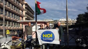 Noi con Salvini Municipio XIII Aurelio tricolore