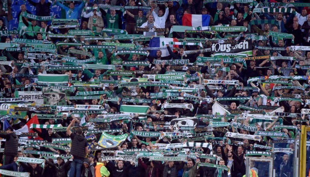 Villa Borghese tifosi Saint-Étienne