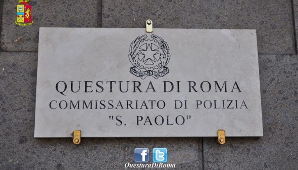 Questura di Roma via della Magliana Nuova fugge ad alt polizia